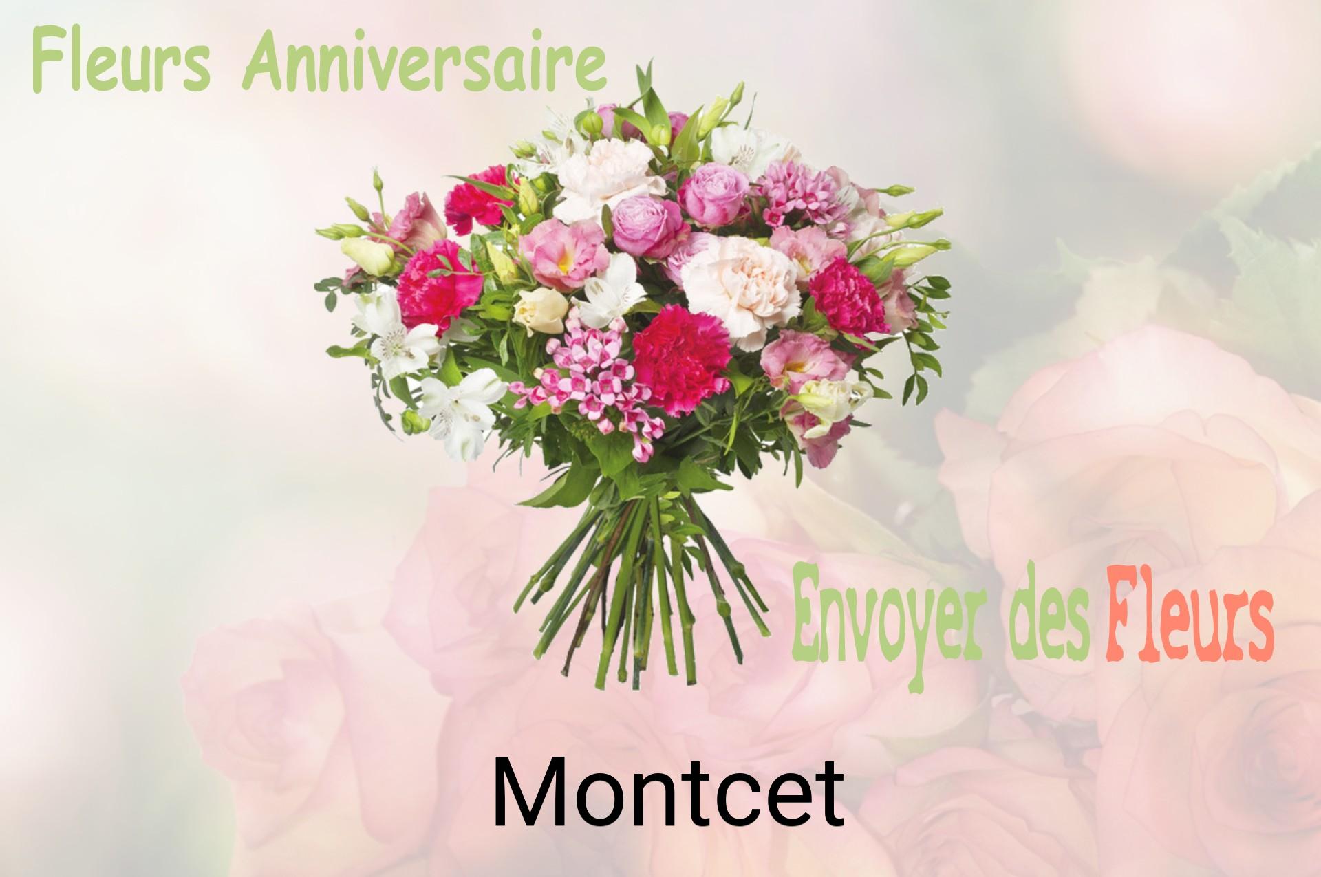 Bouquet de fleurs d’anniversaire livré à Montcet